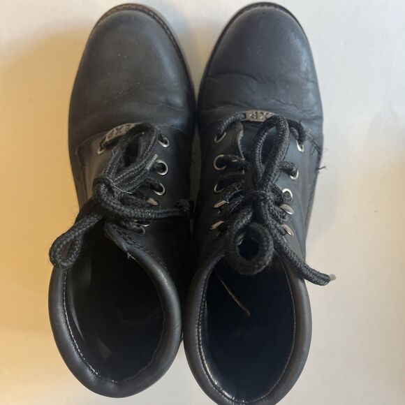 Compagnie Internationale Express Boots Women’s 7M Black Alpine Leather 90’s Rare - Picture 5 of 14